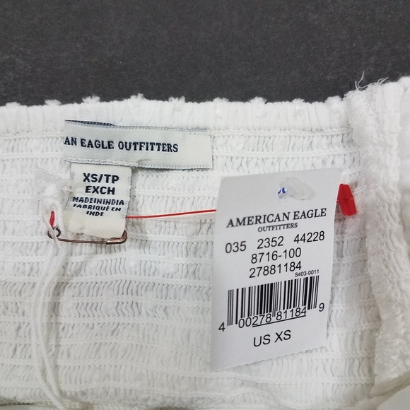 American Eagle Crochet Halter Crop Top XS … - Picture 6 of 14